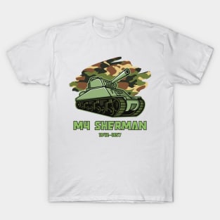 M4 Sherman German Tank T-Shirt